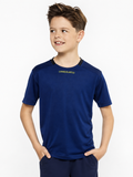 Crane Kids Performance Sports T-Shirt – Navy Blue
