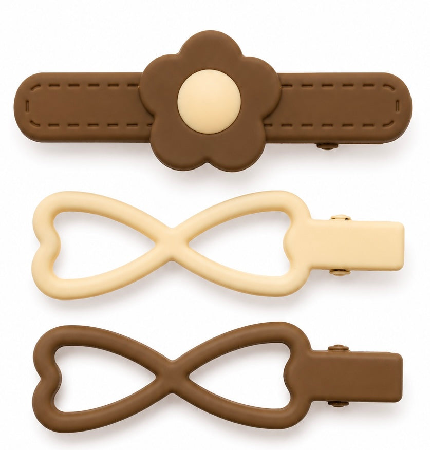 Girls Hair Accessories Gift Set – Clips & Hair Ties