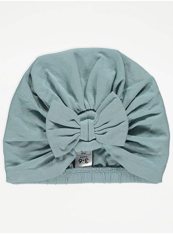 Gathered Bow Front Jersey Hat