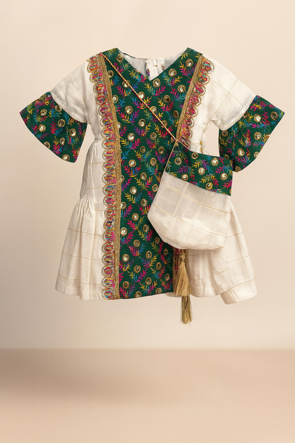 🌙 Ramadan Kids Dress – Size 1 Year
