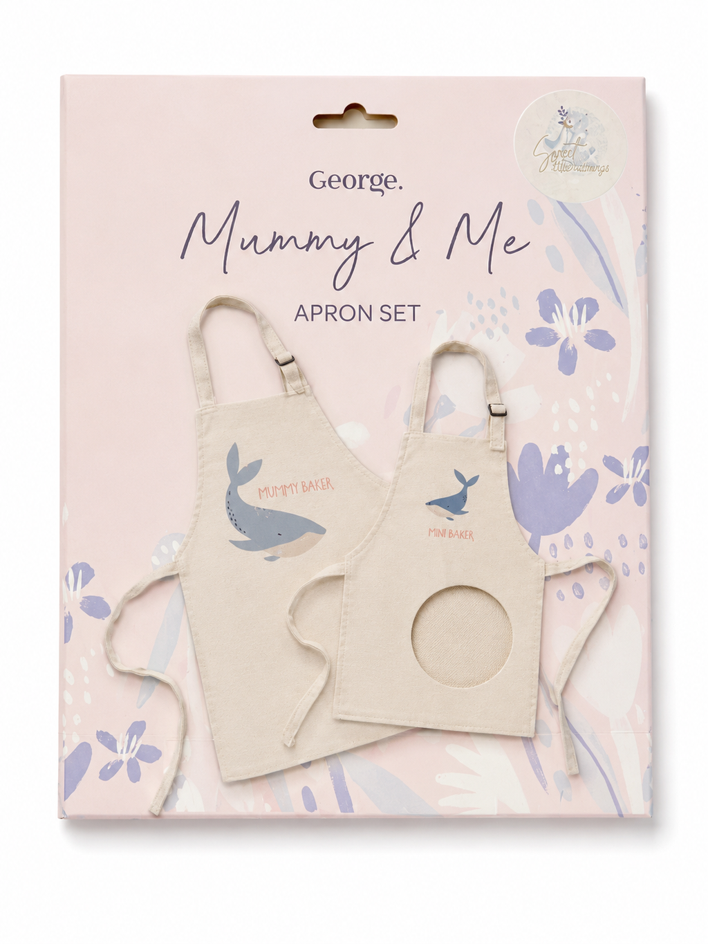 George Adult & Child Baking Apron Set – Mummy Baker & Mini Baker