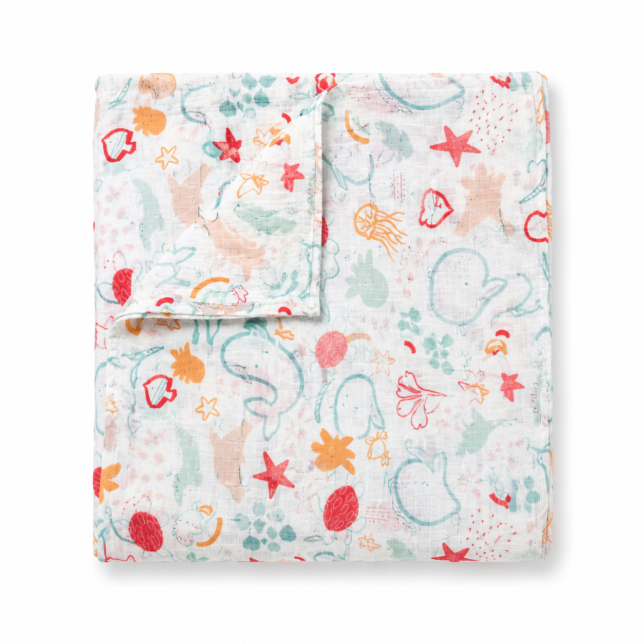 George Muslin Baby Blanket – Print Variety | Soft Cotton Swaddle