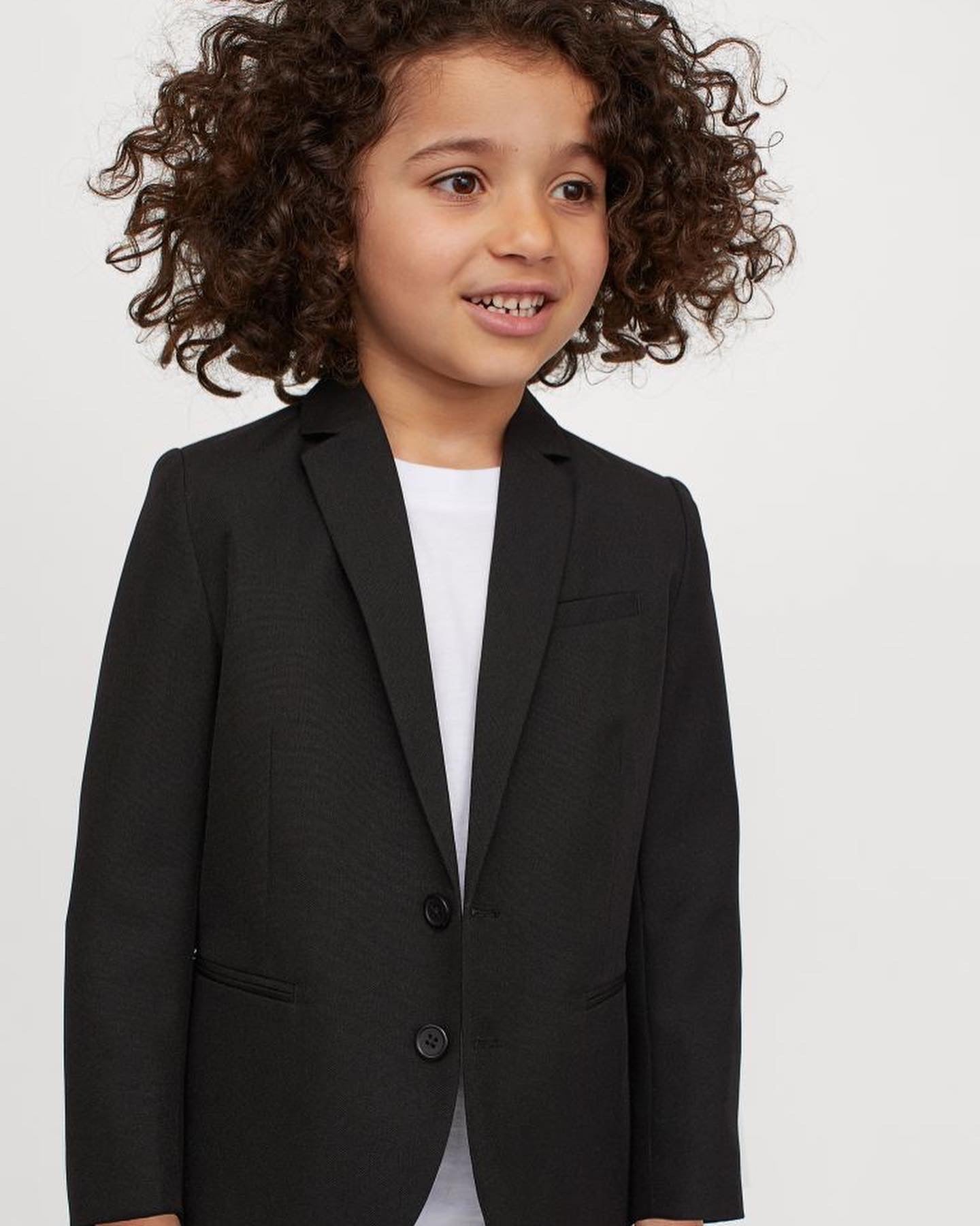 H&M Boys Tailored Black Blazer – Formal Occasion Jacket