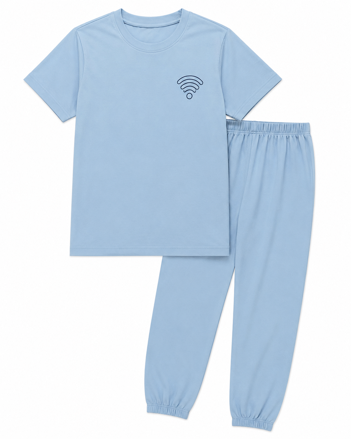 George Kids  Mix & Match Pyjama Set – Navy & Sky Blue
