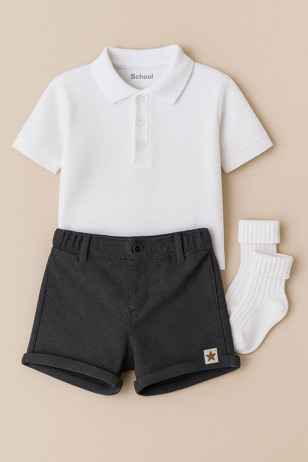 George Billie Boys Smart Knit Shorts – Navy