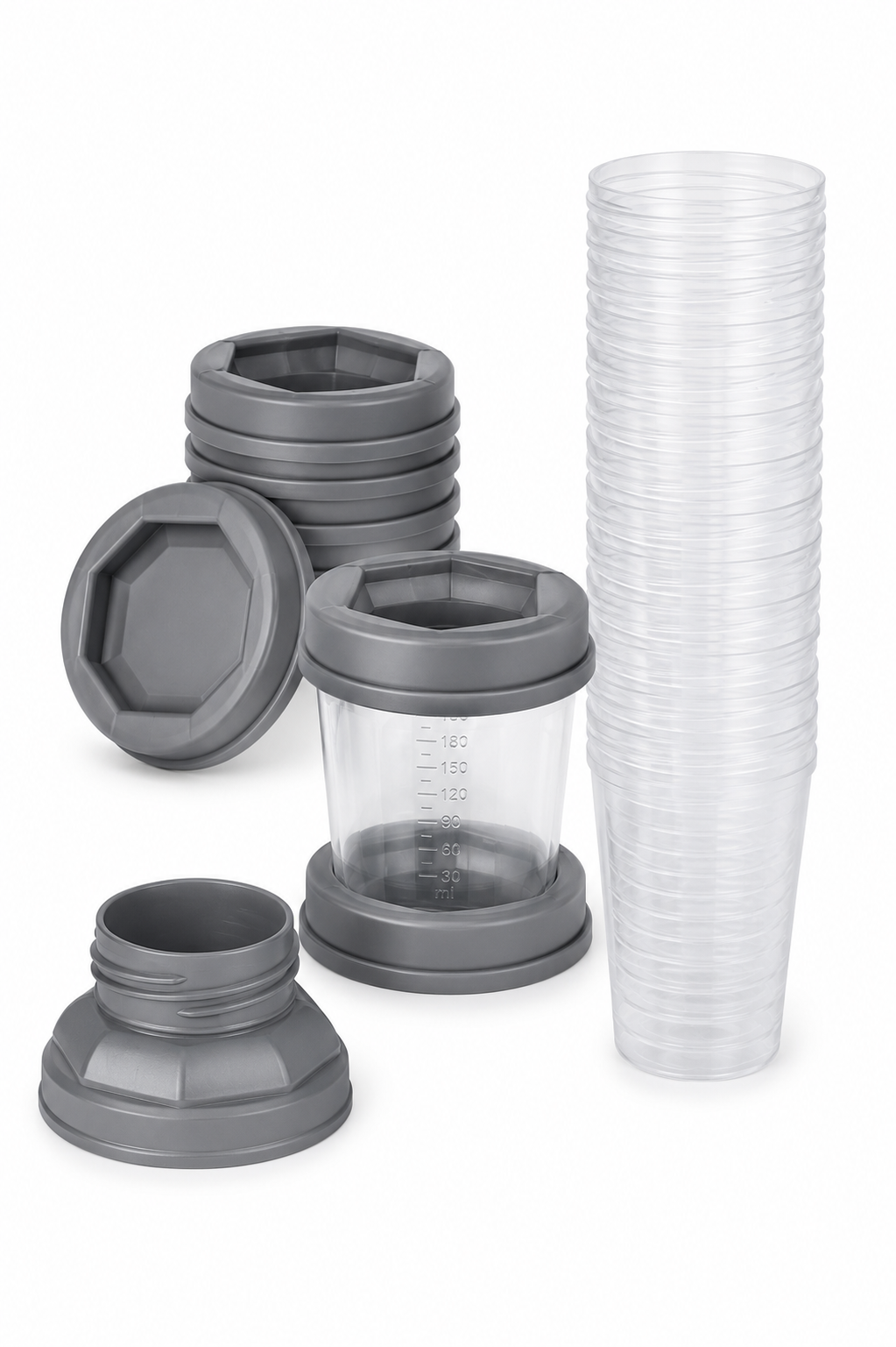 Lupilu Breast Milk Storage Cups Set – 21 Pieces (180ml)