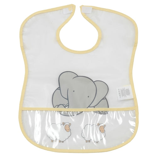 Baby Waterproof Feeding Bibs with Crumb Catch – Assorted Designs