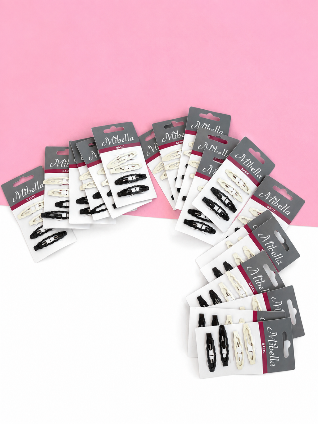 Mibella Basic Snap Hair Clips – 4 Pack