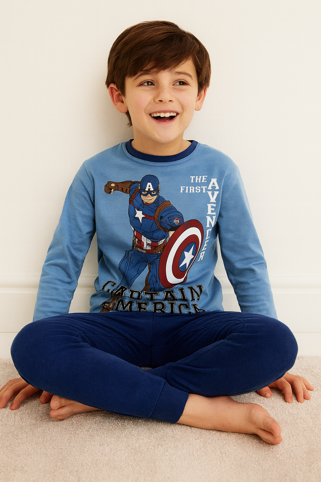Marvel Avengers Captain America Kids Pyjama Set