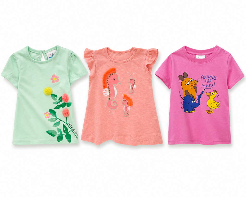 Girls Summer Tees Collection – Topomini
