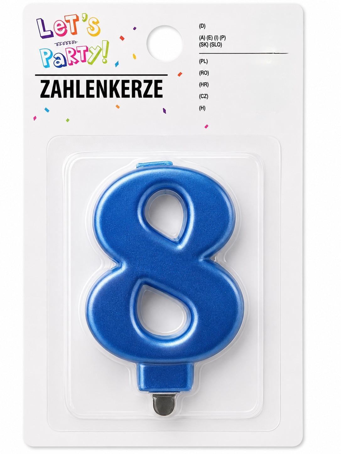 Number Birthday Cake Candles