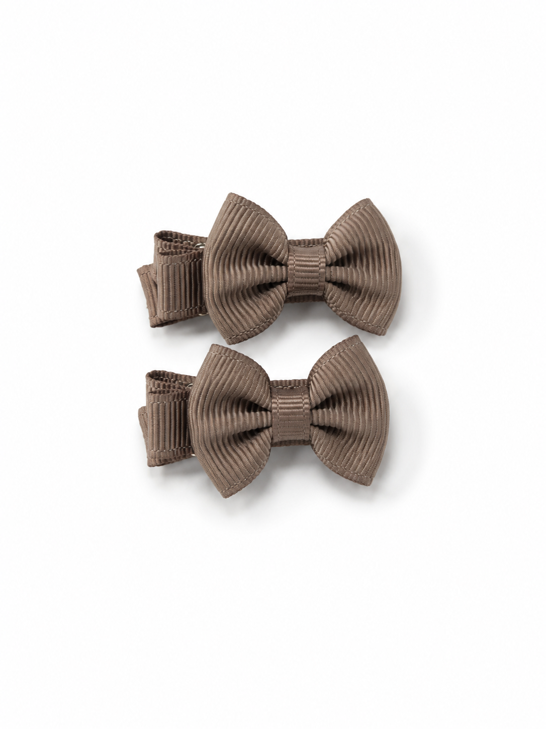 Girls Grosgrain Bow Hair Clips – Pastel Colour Collection