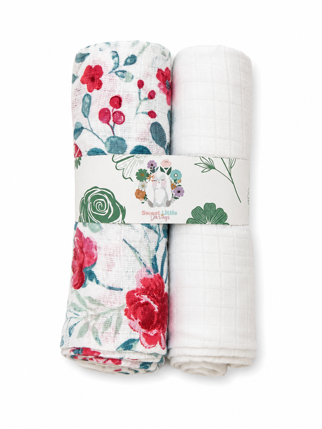 George Muslin Squares (2 Pack) – Colour & Print Variety | 100% Cotton