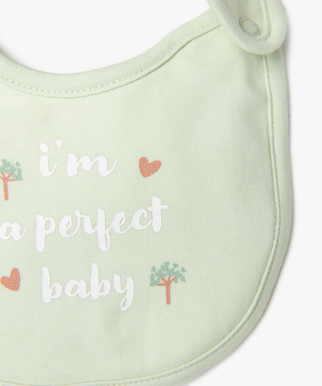 Newborn Wrap Bodysuit & Bib Set