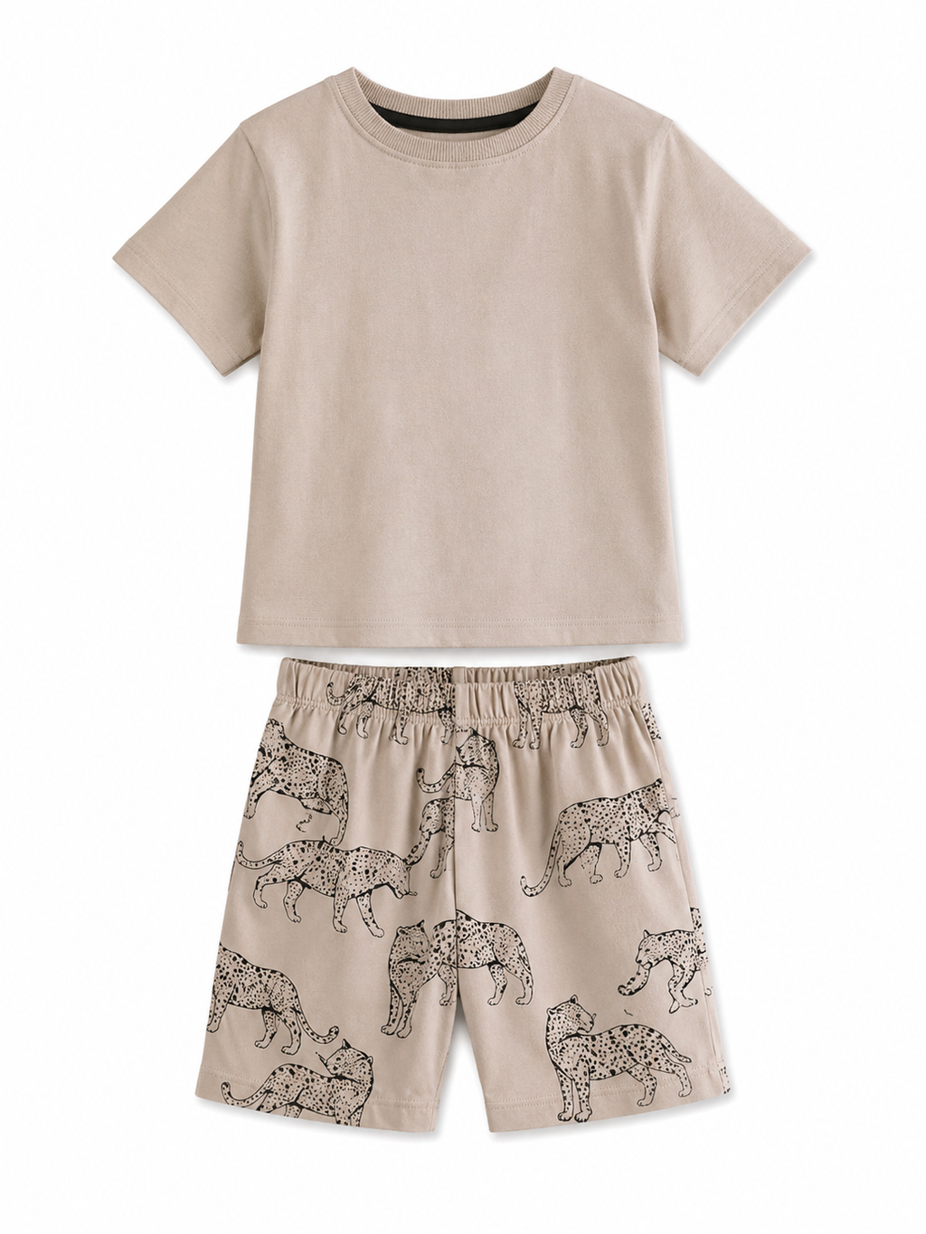 Next Safari Print T-Shirt & Shorts Set