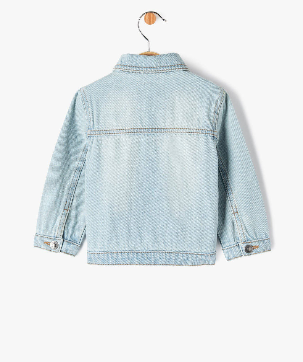 GÉMO Baby Boys Denim Jacket – Light Washed Blue