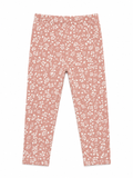 George Floral Leggings – Dusty Pink