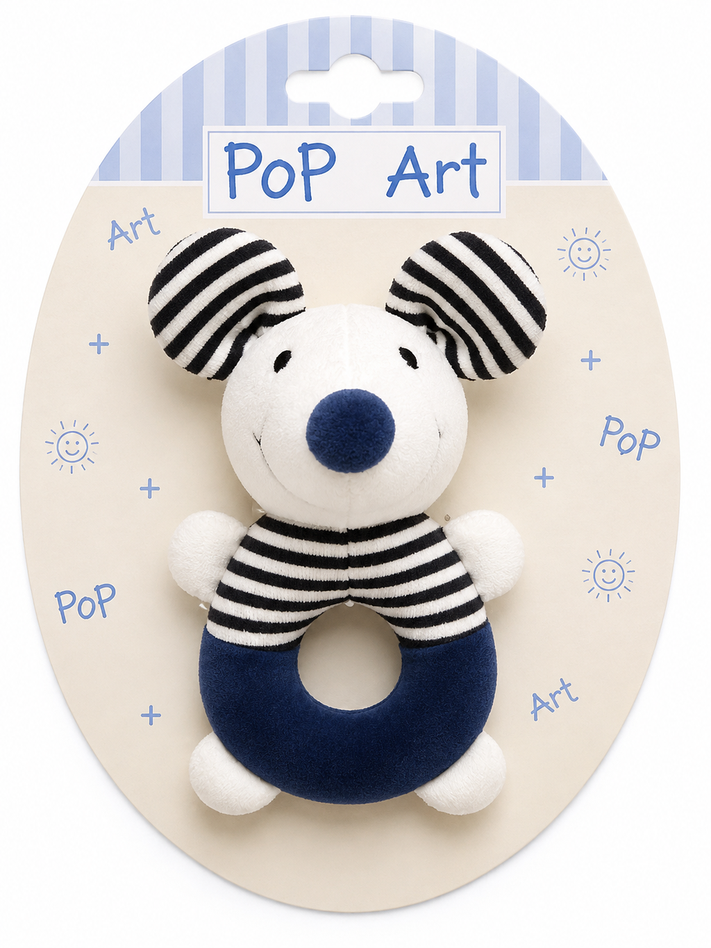 Pop Art Baby Soft Rattle