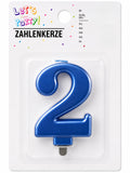 Number Birthday Cake Candles