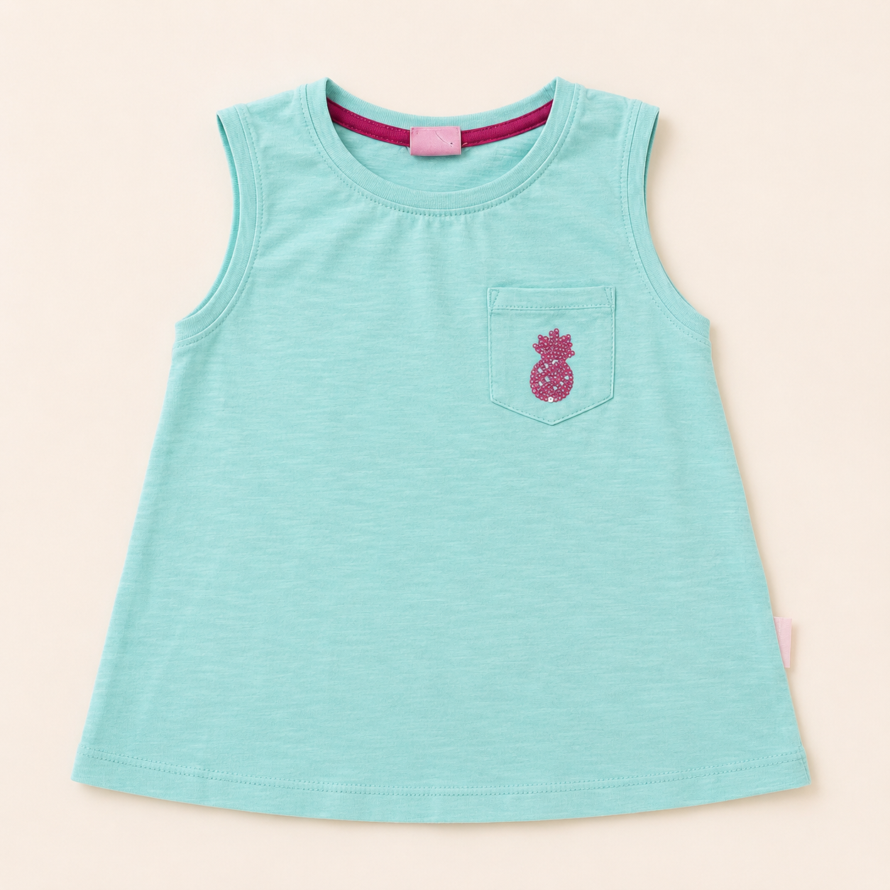 Kiki&Koko Mint Sleeveless Pocket Top