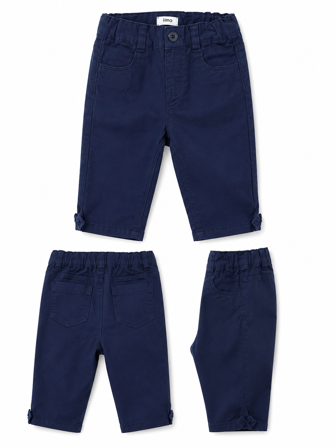 GÉMO Girls’ Navy Capri Pants