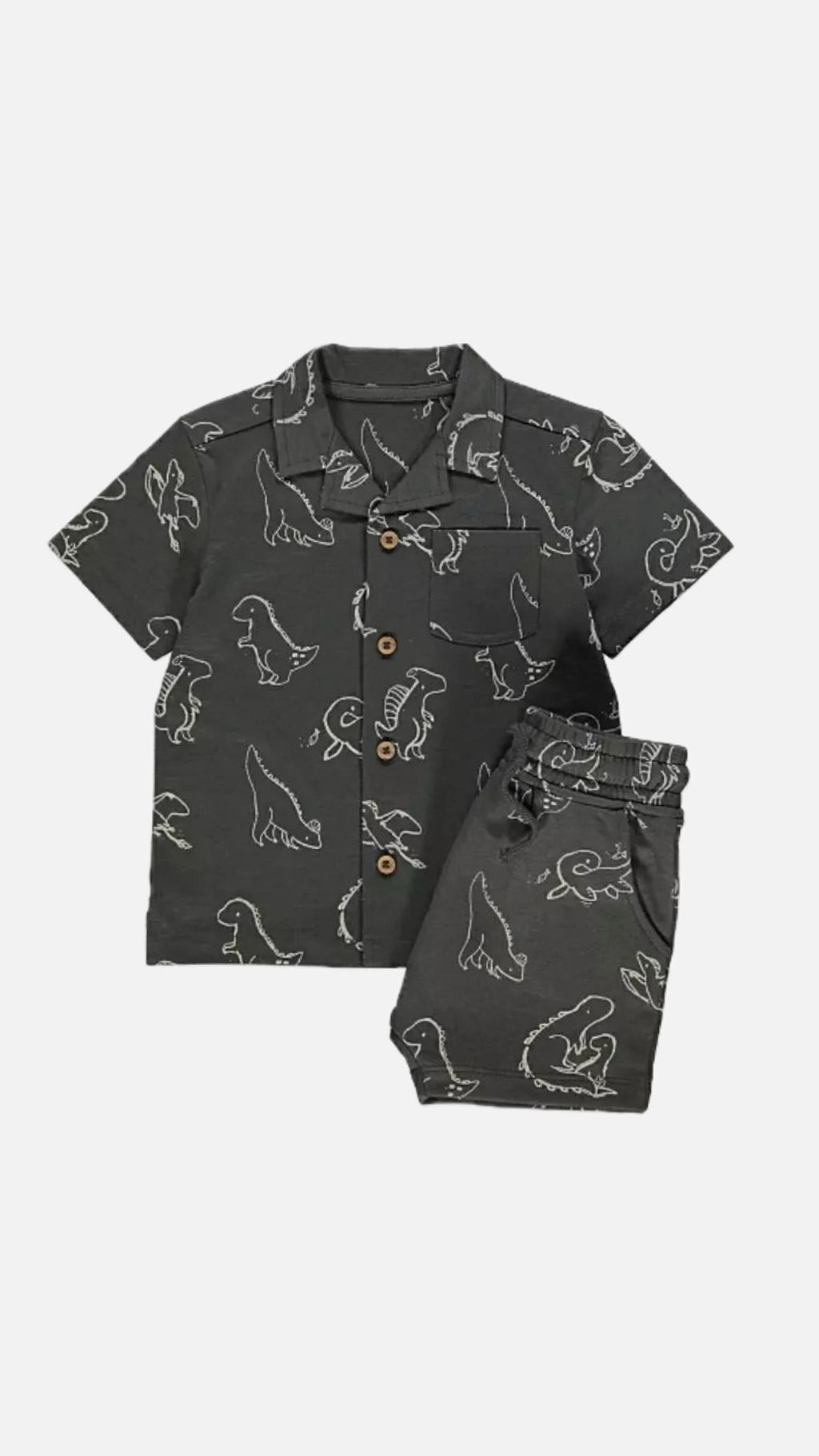 George Dinosaur Shirt & Shorts Set