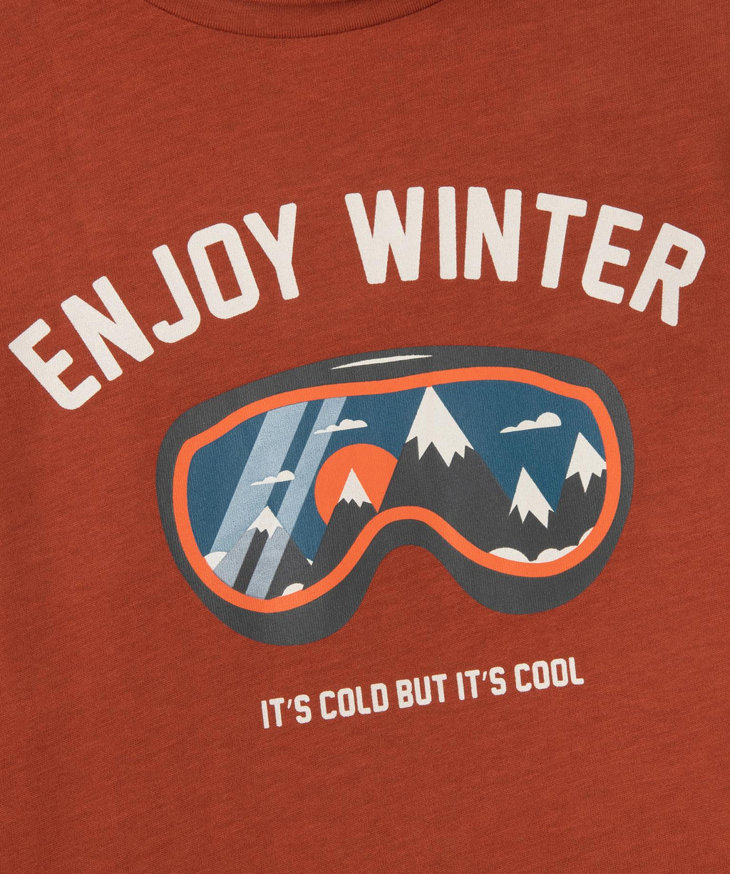 Boys High Neck Mountain Print T-Shirt – GÉMO