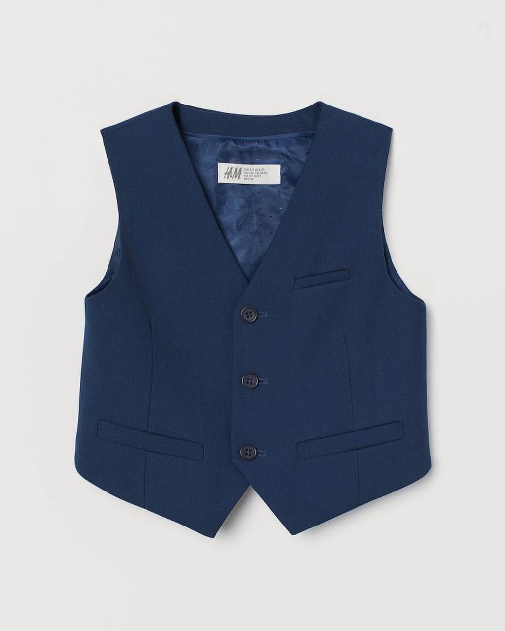 H&M Boys  Formal Waistcoat – Lined Woven Vest