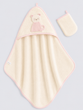 Pop Art Cat Hooded Baby Towel
