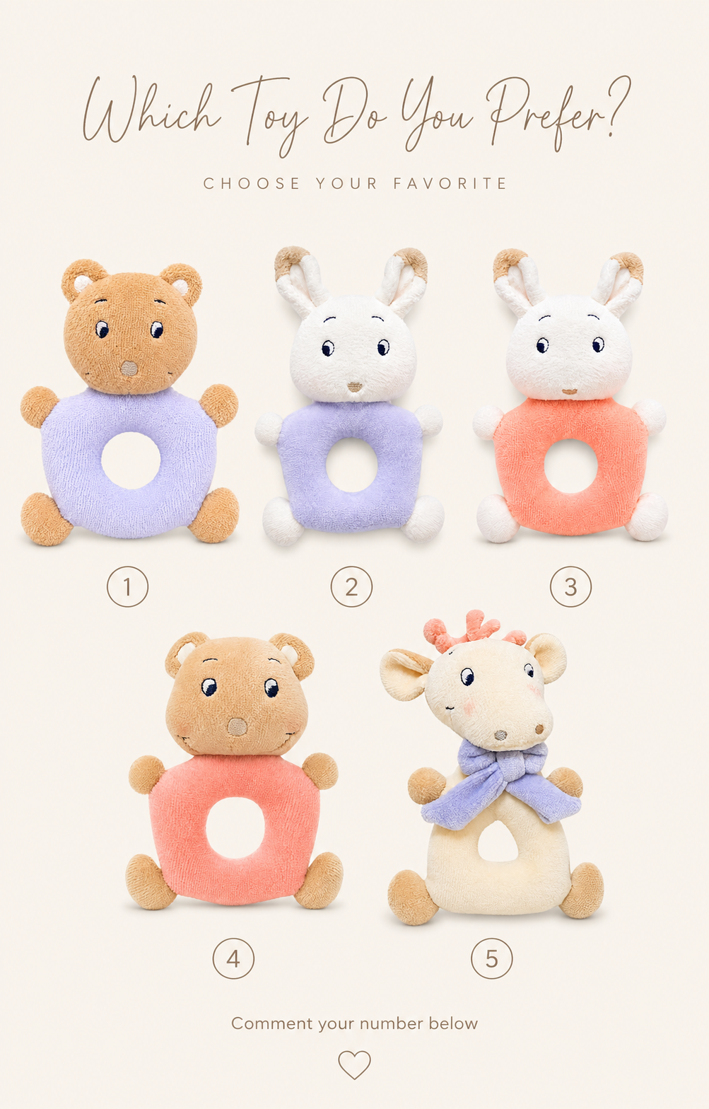 Prémaman Soft Baby Rattle