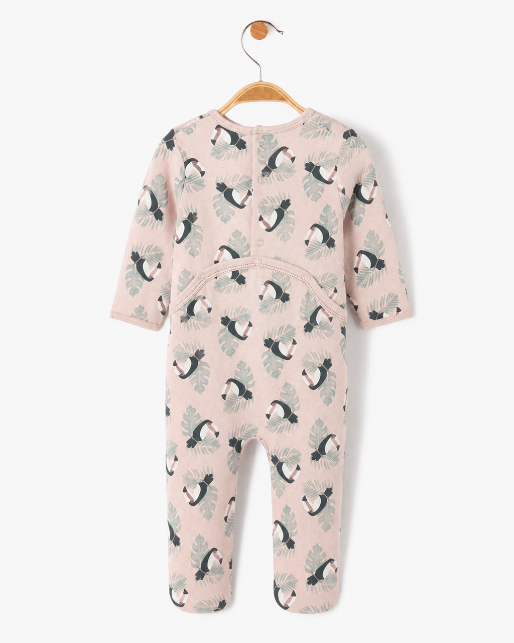 GÉMO Baby Toucan Print Footed Sleepsuit