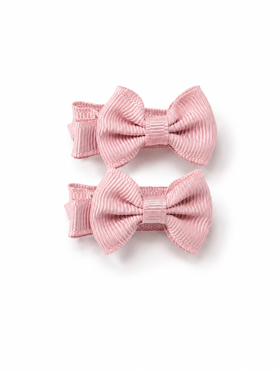 Girls Grosgrain Bow Hair Clips – Pastel Colour Collection