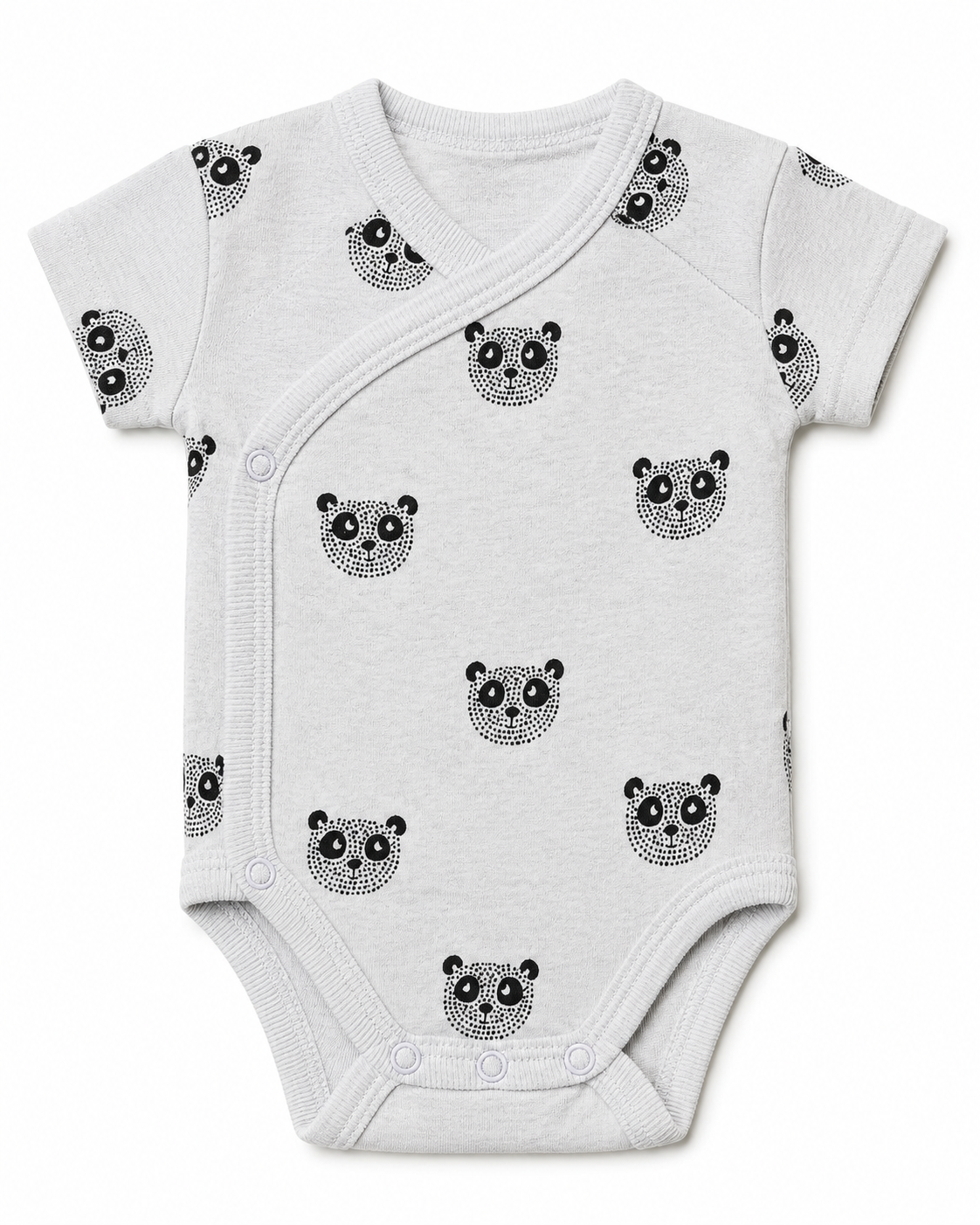 Gémo Baby Short Sleeve Wrap Bodysuits .