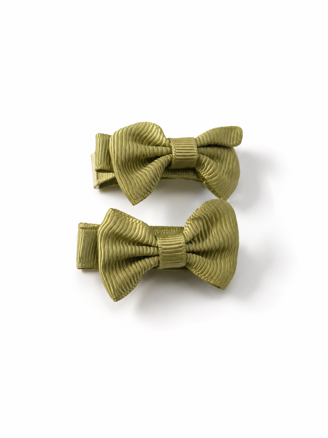 Girls Grosgrain Bow Hair Clips – Pastel Colour Collection