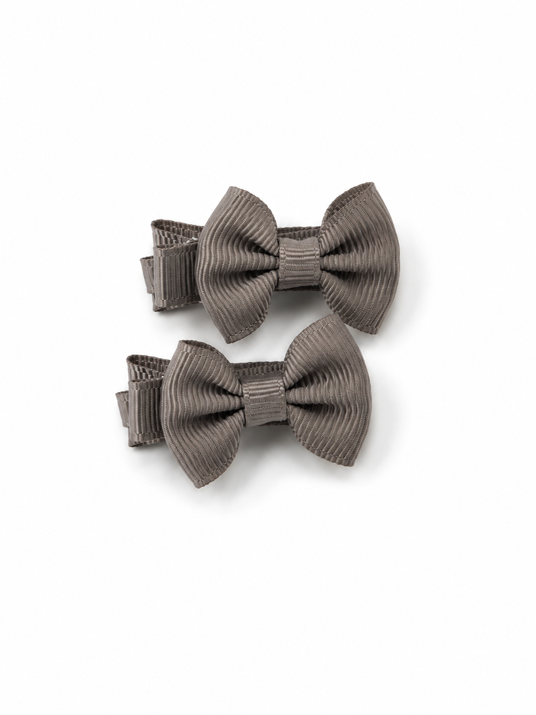 Girls Grosgrain Bow Hair Clips – Pastel Colour Collection