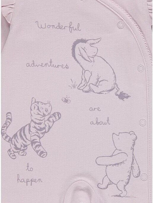 Winnie the Pooh Baby Sleepsuit Set – Soft Cotton |