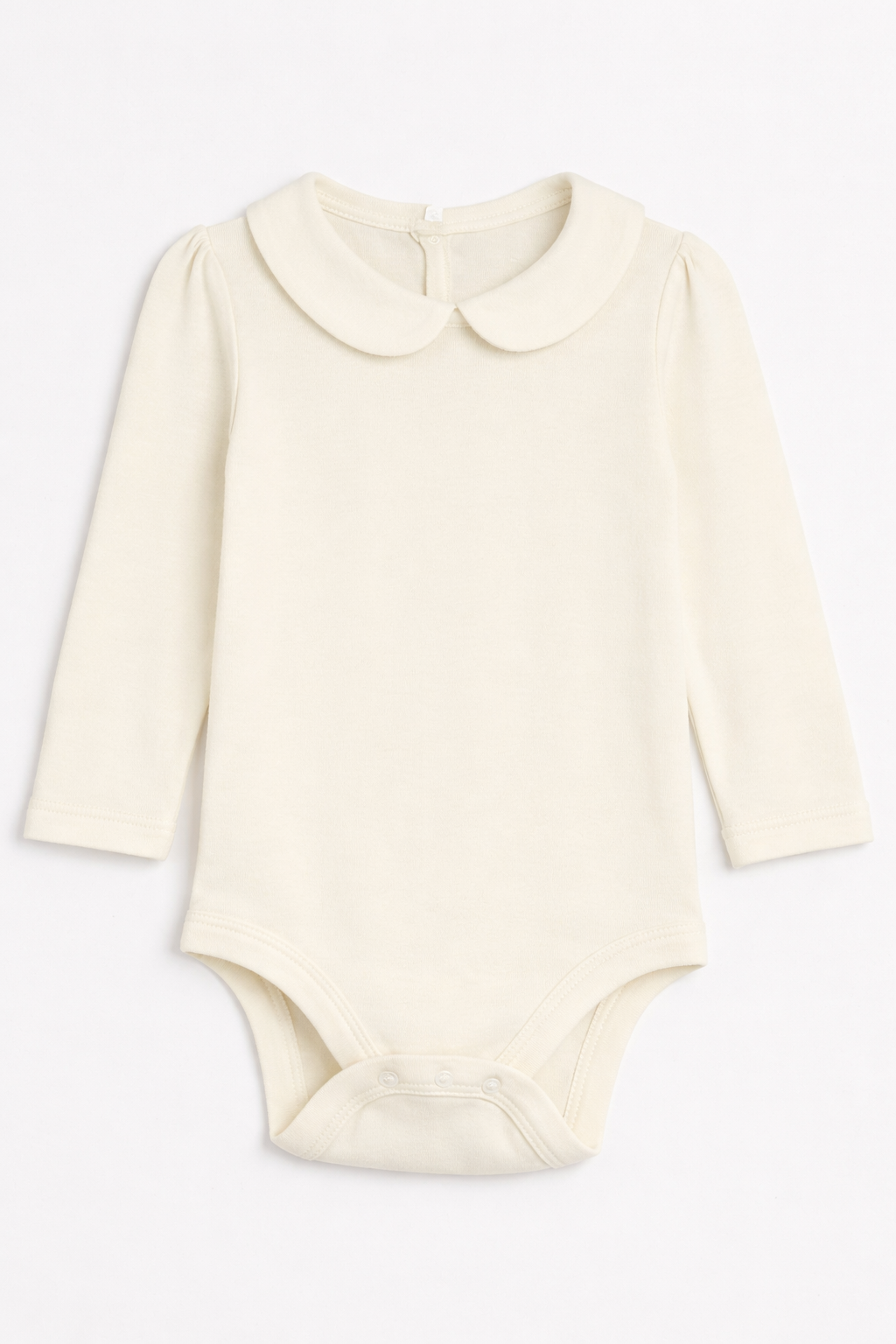GAP Baby Long Sleeve Peter Pan Collar Bodysuit