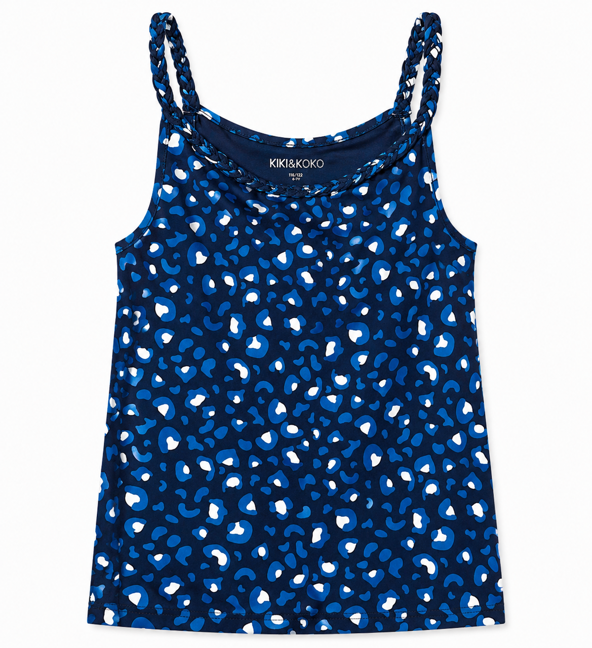 Kiki & Koko Girls  Printed Braided Strap Top
