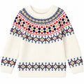 Gémo Kids' White Fair Isle Knit Sweater
