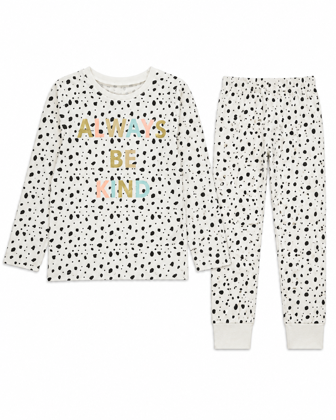 George Girls Pyjama Set – Kindness Print