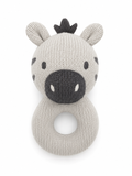 George Knitted Zebra Baby Rattle