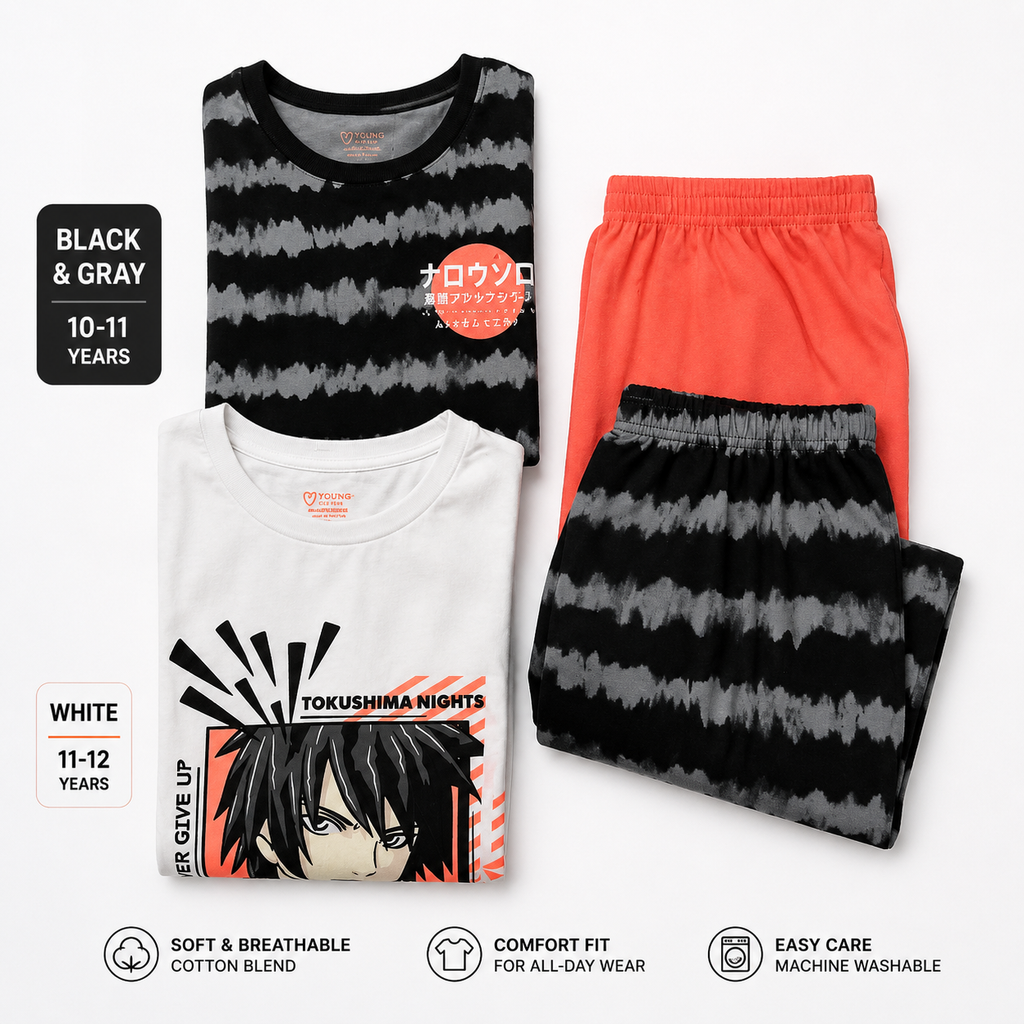 Tokushima Nights Graphic Pyjama Set