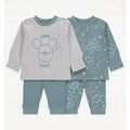 George Baby 2-Pack Long Sleeve Pyjama Sets – Print Variety