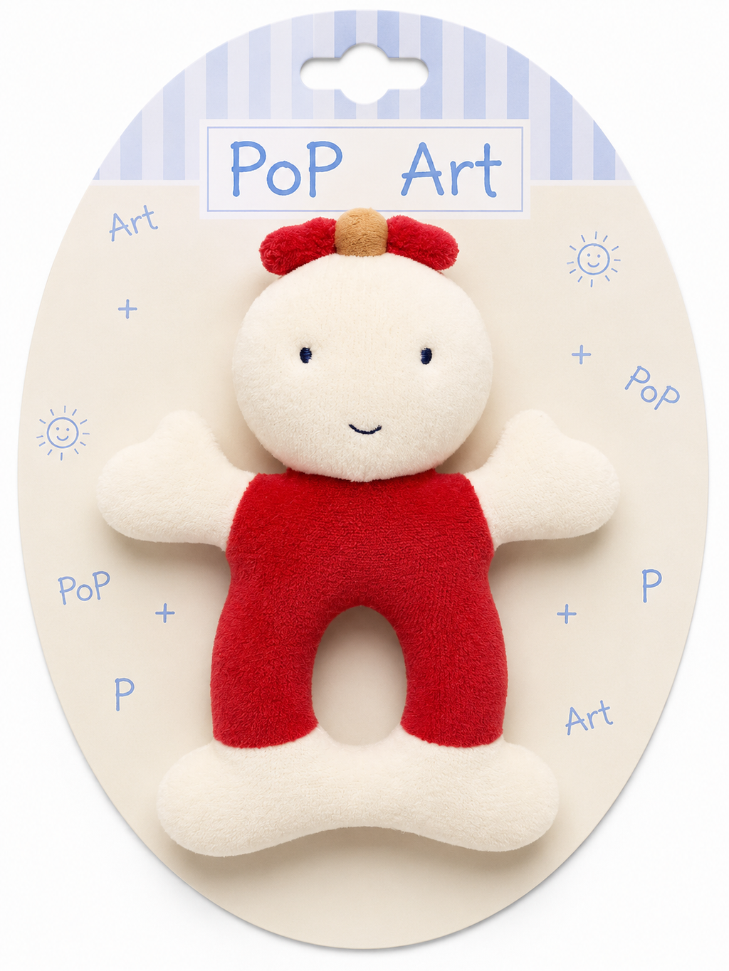 Pop Art Baby Soft Rattle