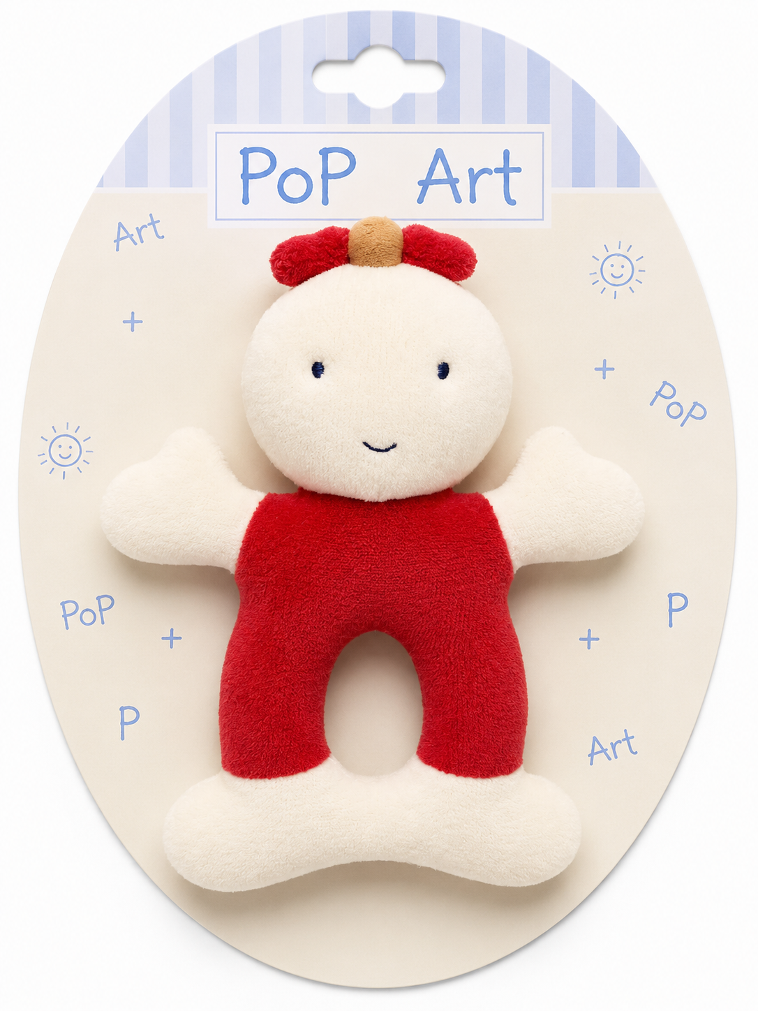 Pop Art Baby Soft Rattle