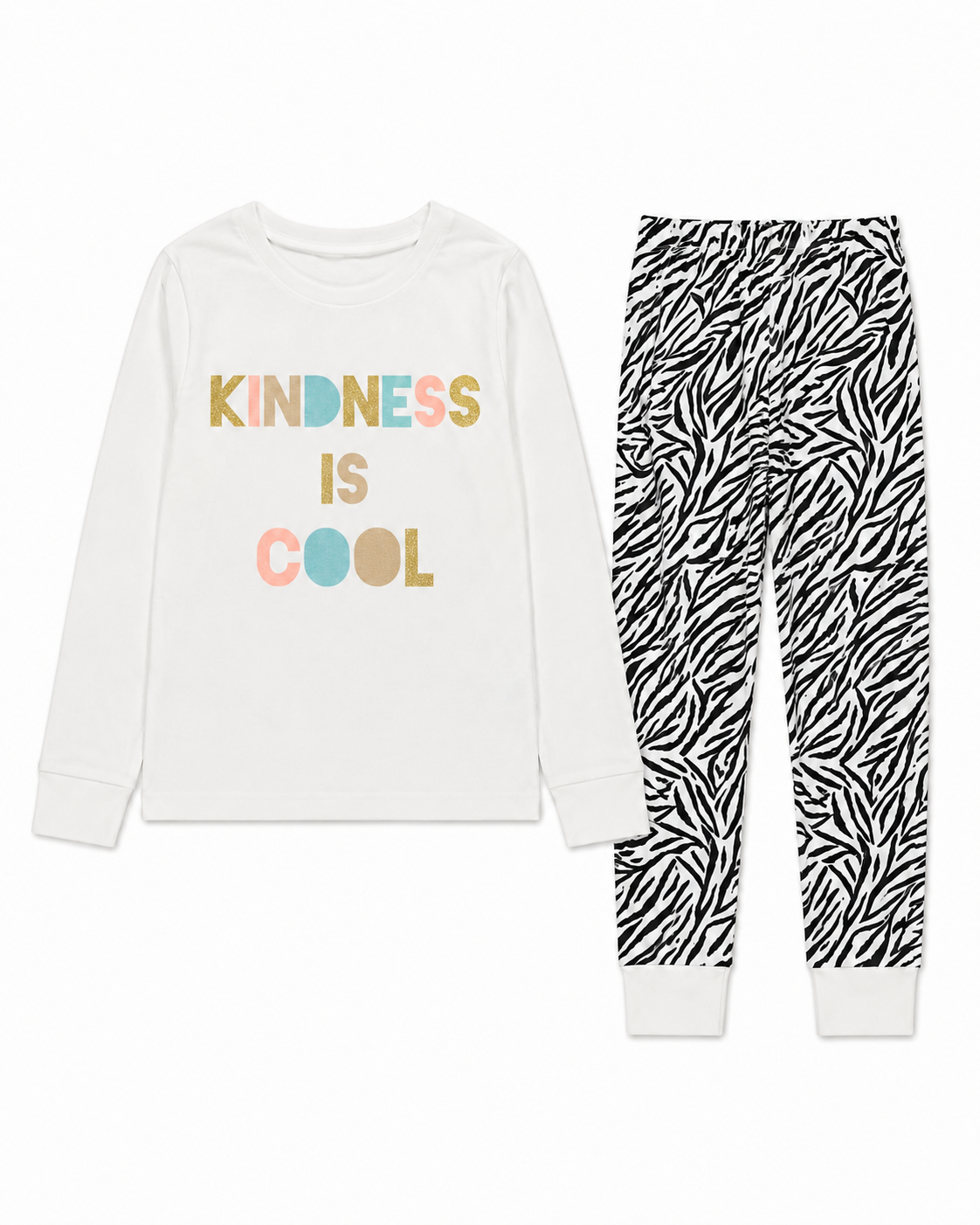 George Girls Pyjama Set – Kindness Print