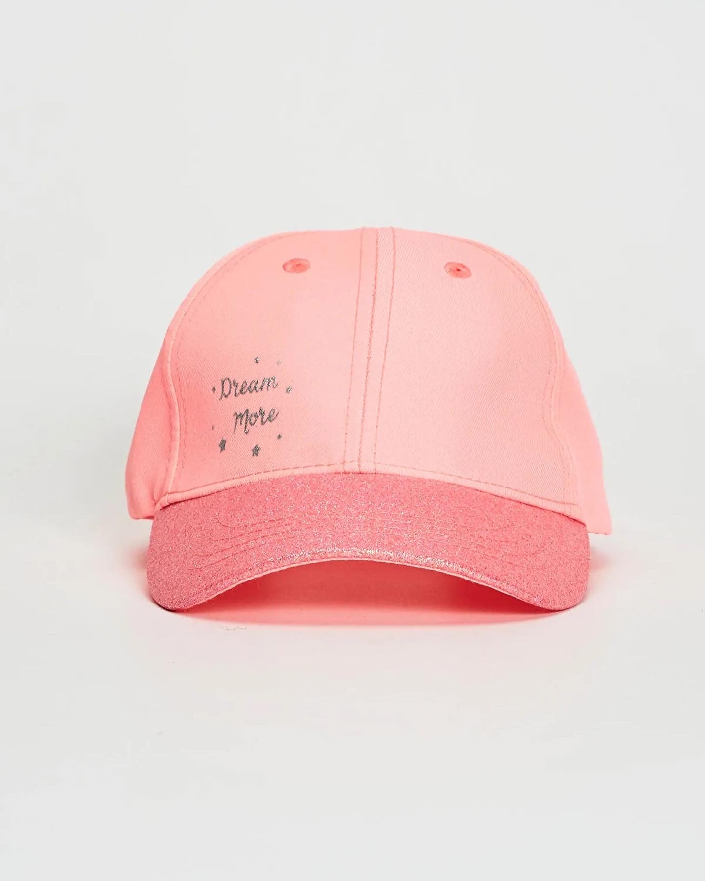 Dream More Glitter Baseball Cap