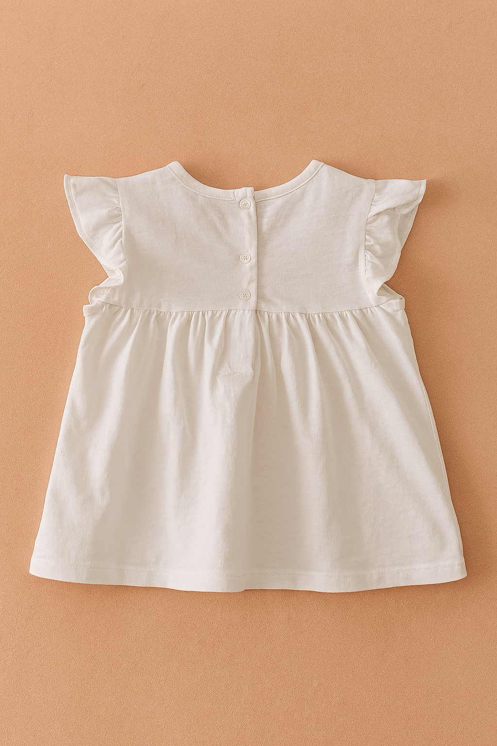 George Girls Smocked Flutter Sleeve Top