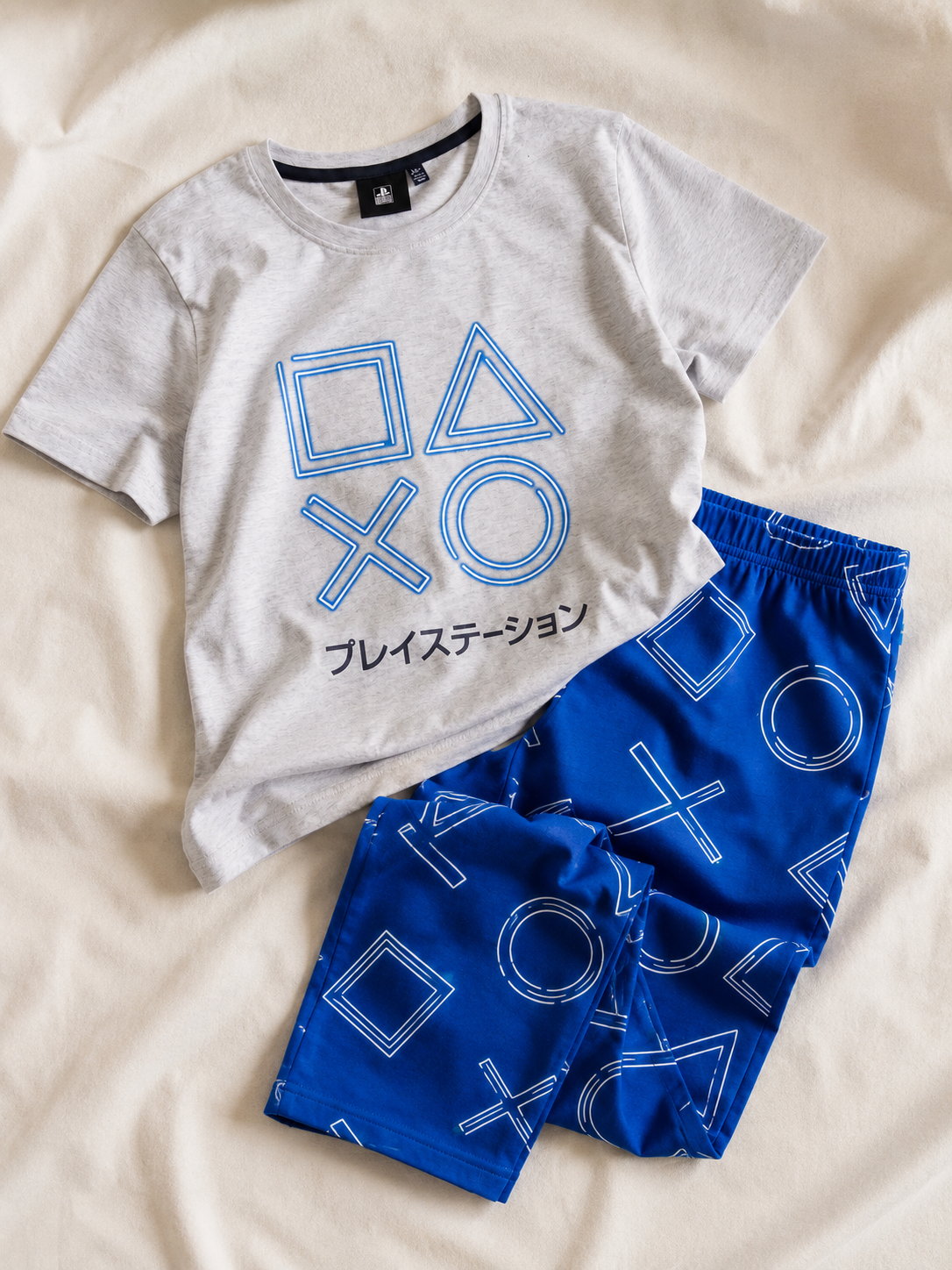 PlayStation Printed Jersey Pyjama Set