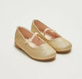 LC Waikiki Girls Gold Glitter Mary Jane Shoes